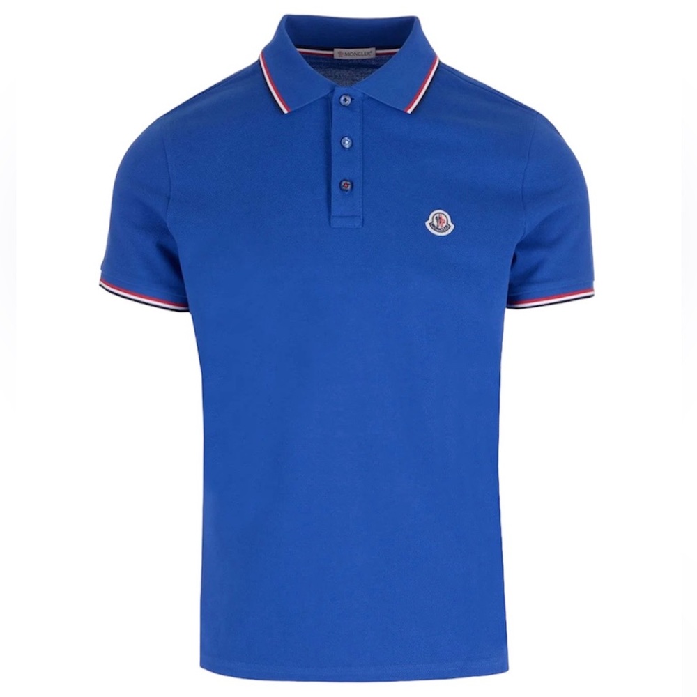 *SOLD* Moncler Logo Patch Men’s Polo Shirt
